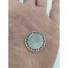 Lot De 4 Jetons Anciens Mises Nacre Gravé Ciselé Fleurs Poker Casino Jeu Jeux 