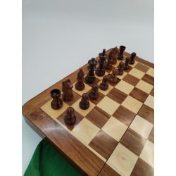 Jeux D'échecs Bois Magnétique Voyage Luxe Jeu Échec Échecs Marqueterie