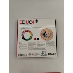 Jeu de l'horloge en bois Educabul Fnac Oxybul Éveil Apprentissage Complet Jeux