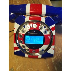 SAGEMCOM SIXTY Téléphone Sans Fil Édition Limitée UK Avec Répondeur Tel Fixe 