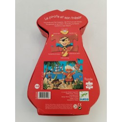 Djeco Le Pirate Et Son Trésor Puzzle 36 Puzzles Jeux De Société Jeu