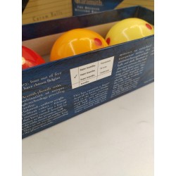 Pack De 3 Super ARAMITH PRO CUP CUE BALL 61,5 Mm Belgian billiard Balls Carom 