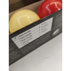 Lot De 3 Belgian Aramith Balls Super Pro Cup Carrom Ball Billiard Billard Boule