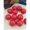 ONE Red Super ARAMITH PRO CUP CUE BALL 2 1/4" 61,5 Mm Belgian billiard Balls 