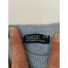 POLO By RALPH LAUREN Boys Pull Sweat Cardigan Bleu Clair Gris 11-12 Years Small
