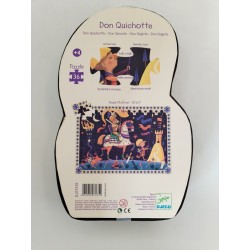 Don Quichotte Djeco Puzzle 36 Pièces Puzzles Tableau 42 X 30