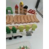 Trains En Bois IKEA LILLABO Railways 45 pièces Train Rails Jeu Jouet