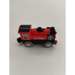 Hape Battery Powered Light Up Steam Train Trains Lumineux Rail Bois Jeux Jouet 