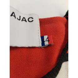 JC De Castelbaljac Pull Haut Tricot Sweat Marinière Rayures Zèbre Mondrian Mixte