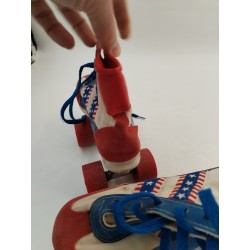 Paire roller Skate Marque Holly Couleurs USA patins à roulettes Taille 7.7 20 Cm
