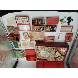 Boite De Jeux Nouveaux Réunis LJR Jeu Ancien Ramoneur Osselets La puce Nain...