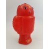 BOITE PLASTIQUE SOUFFLE  SMARTIES ROBOT Candy box Vintage 80 Publicité Bonbons 