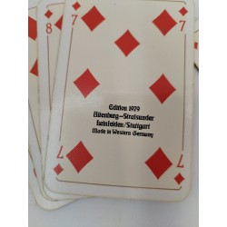1979 Art Nouveau Bridge Canasta Altenburg Stralsunder Double Jeux De Cartes...