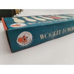 Wooden Bowling Game Egmont Jeu En Bois Jouet Neuf