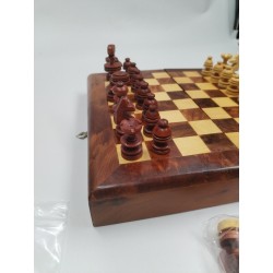 Coffret Bois Jeu D Échecs Et Backgammon Jeux De Société Échecs Tric Trac Jacquet