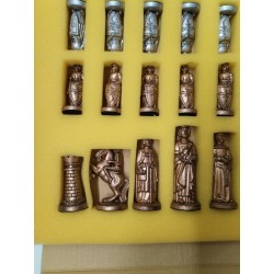 Deluxe Chess Set Jeux D'échecs Jeu Echec Chevalier Médiéval echecs Plastique