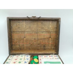 Coffret Valise Jeu De Mah Jong Chinese Game Of Fournies Winds Mah-jongg Mah Jong