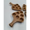 Grespots Digoin Lot 4 Poêlons Escargots Caquelons Émile Henry La Bourguignonne 