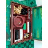 Coffret Jeux Ancien Au Nain Bleu Paris Backgammon Échecs Roulette Casino Dominos