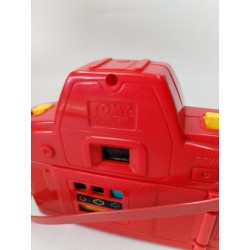 Tomy 1988 Appareil Photo Jouet Vintage Électronique Jeu  Flash Fun Caméra Rouge