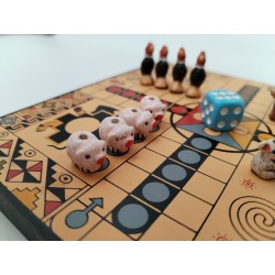 Magnifique Jeux Des Petites Chevaux Artisanat Andins Pérou Fait Main Animaux...