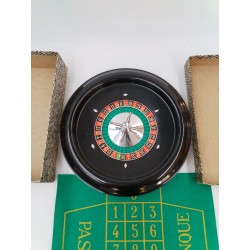 Jeu De Roulette Coffret Tapis Feutrine Casino Jeux Anciens 22 Centimètres 