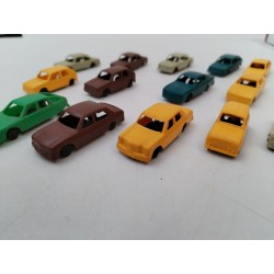 Lot 14 Voitures Jouef HO Mercedes Bmw Renault R5 4L Citroën Opel Golf Volkswagen