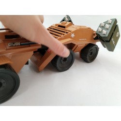 Gi Joe 1988 Hasbro Mean Dog Véhicule Char Missile Jouet Vintage