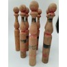 Jeu De 9 Quilles Jeux Bois Tourné Ancien