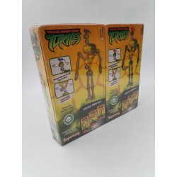 Neuf Lot 2 turtles supermag raphael donatello tmnt tortues ninja figurine jouet 