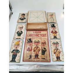 Loto De L'arithmetique Sur Les Quatres Règles Personnages A Transformation...