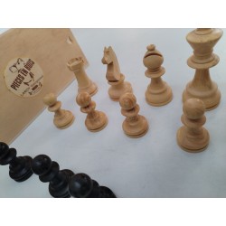 Jeux D'échecs Pièces En Buis Lardy Staunton Chessmen Jeu Echec Échec Chavet