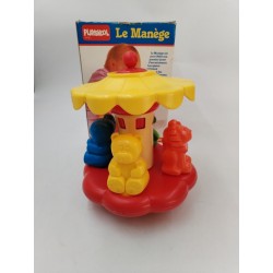 Playskool 1986 Le Manège En Boîte Jouet Enfant Jeu Bébé Animaux Sons Vintage