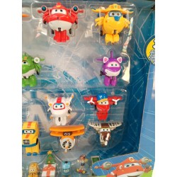 Super wings World Airport Crew Spécial Pack 30 Figurines 20 Transformers...