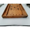 Grands Jeux Anciens Bagatelle Flipper De Table Bois Cloche Clouté Jeu