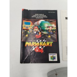 Mario Kart 64 Jeux Vidéo Nintendo Jeu Mode D'emploi Notice Livret