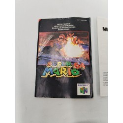 Super Mario 64 Nintendo Jeux Vidéo Rétro Jeu Livret Mode D'emploi