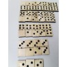 Jeux De Dominos Anciens Double 6 Six Riveté Os Ébène Rivets Jeu Ancien