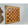 Jeux De Dames En Bois Sculpté Artisanal Jeu De Société Coffret Pliant