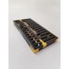 Boulier Bois Ancien Abacus Lotus Flower Brand 13 Tiges Bambou 91 Perles