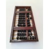 Boulier Bois Ancien Abacus Red Lion Lotus Flower Brand 13 Tiges Bambou 91 Perles