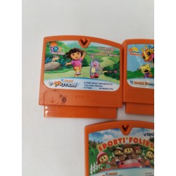 Lot 3 Jeux Vtech Vsmile V Motion Console Jeux Vidéo Éducatifs Dora Ni Hao 