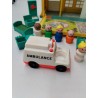 Children's Hospital Fisher Price 1976 Jouet Jeu Figurines Hôpital Enfants...