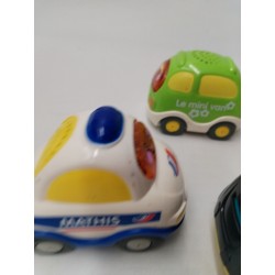 Lot De 4 Vtech Tut Tut Bolide Voitures Électroniques Figurines Jeu Jouet Animaux
