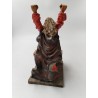 Figurine Statue WU 97 W U Magicien Merlin Magie Magique Boule De Cristal Eureka