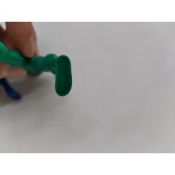 Lot 2 figurines Bandai 2002 Power Rangers Dino Thunder Bleu Vert Jouet Figurine