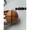 Beau Bilboquet Ancien Bois Tourné 30 Cm Jeux Anciens Jeu