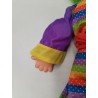 Grande Poupée Ancienne 70 Cm Peluche Clown Rigolo Multicolore Jouet Doudou
