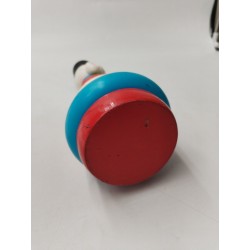 Jeu A Empiler Ancien Pyramide Rond Cercle Tête De Chien Jeux Eveil Vintage 