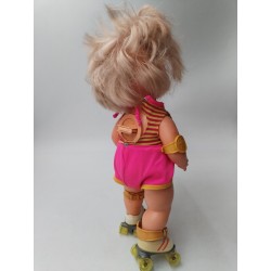 Poupée Mattel 1982 Baby Skates Patins A Roulettes Jouet Vintage